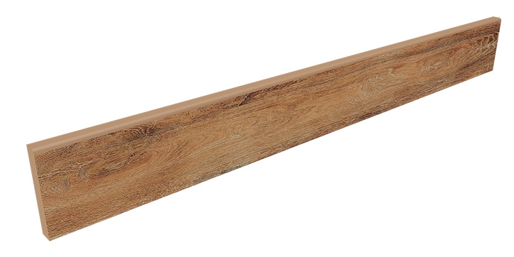 BG01 Brigantina Oak 70x600 неполированный коричневый плинтус