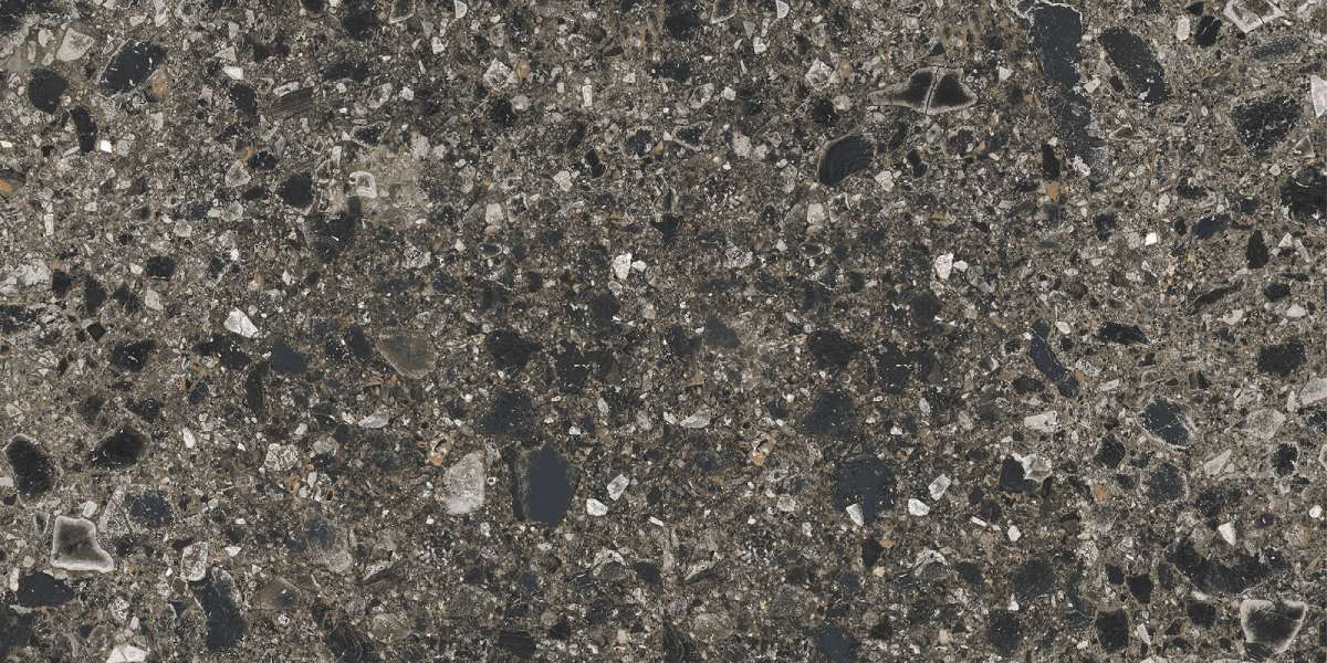 K-333/MR Terrazzo (Терраццо) dark grey 300x600 матовый темно-серый